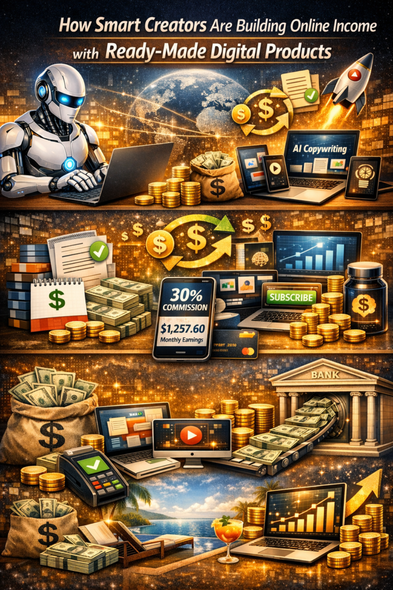 How Smart Creators Are Building Online Income with Ready-Made Digital Products