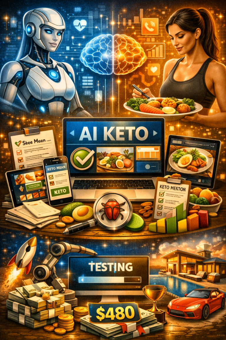 AI × Keto Diet That Converts — Earn up to $480 per sale Software